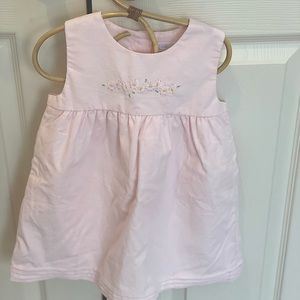 The little white co pink dress size 18/24 months